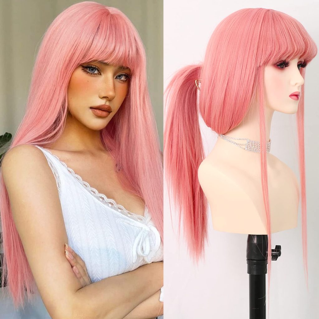 Pink Cosplay Wig