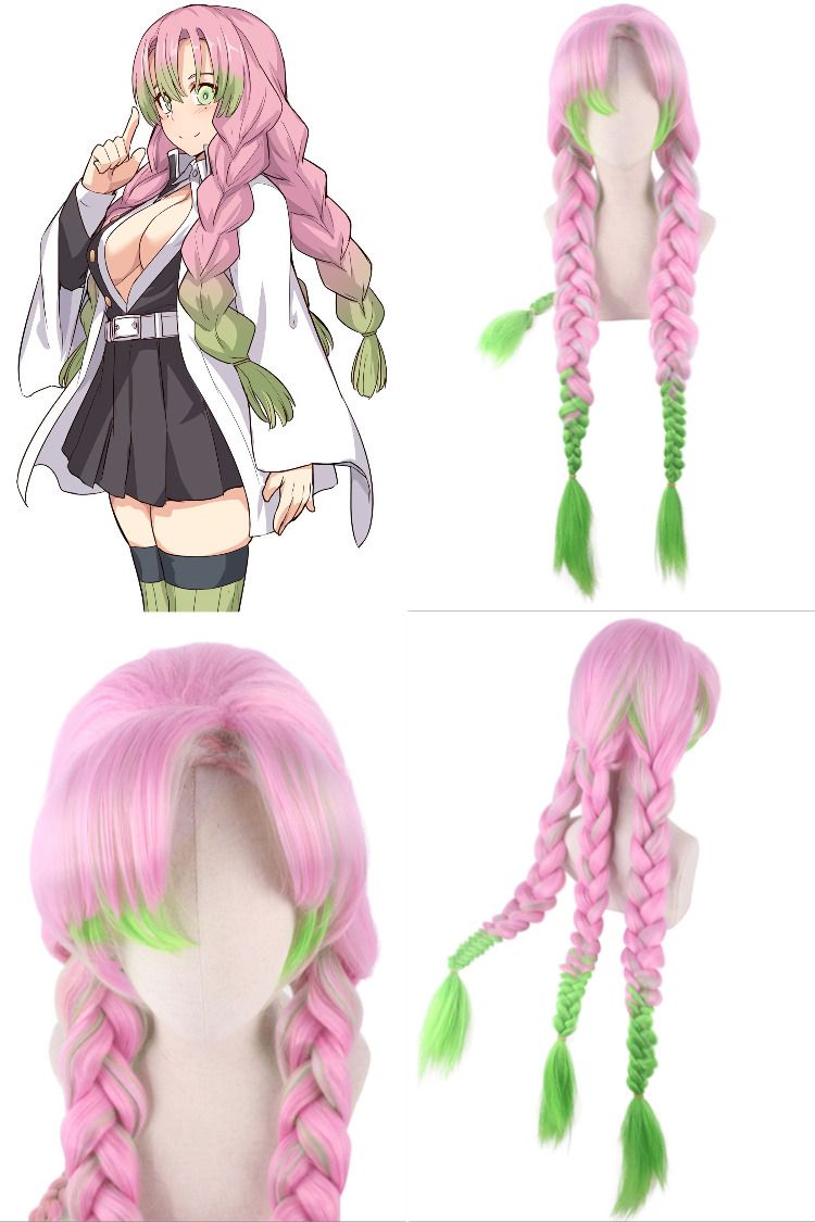 Right Mitsuri Cosplay Wig