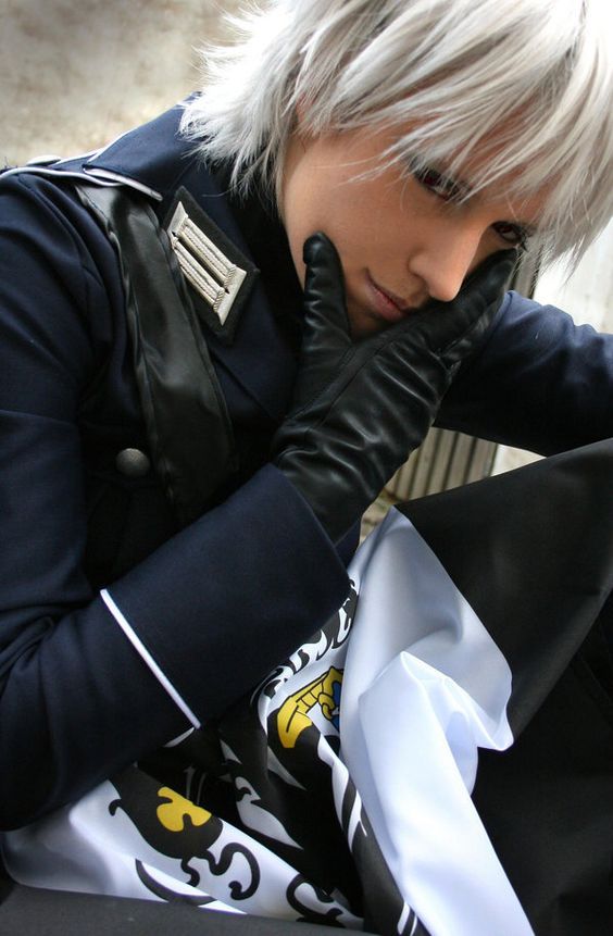 Prussia Cosplay Wig