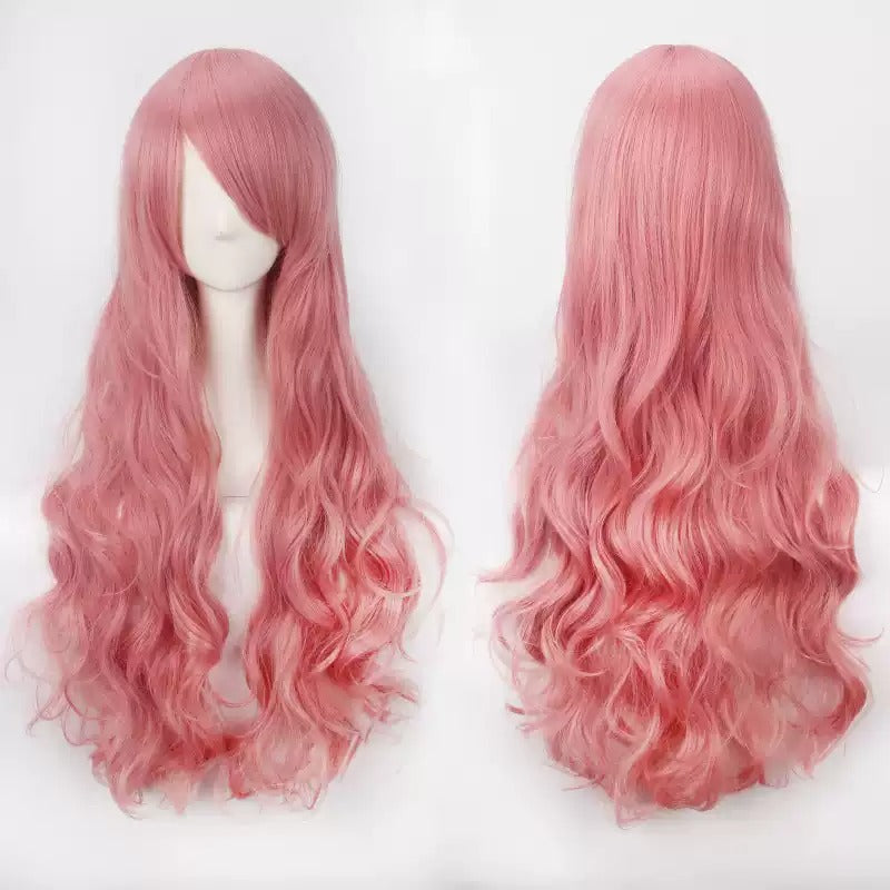 Pink Curly Wig