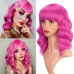 Pink Curly Wig