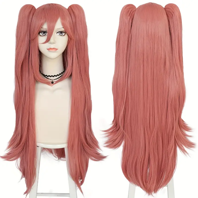 Pink Pigtail Cosplay Wigs