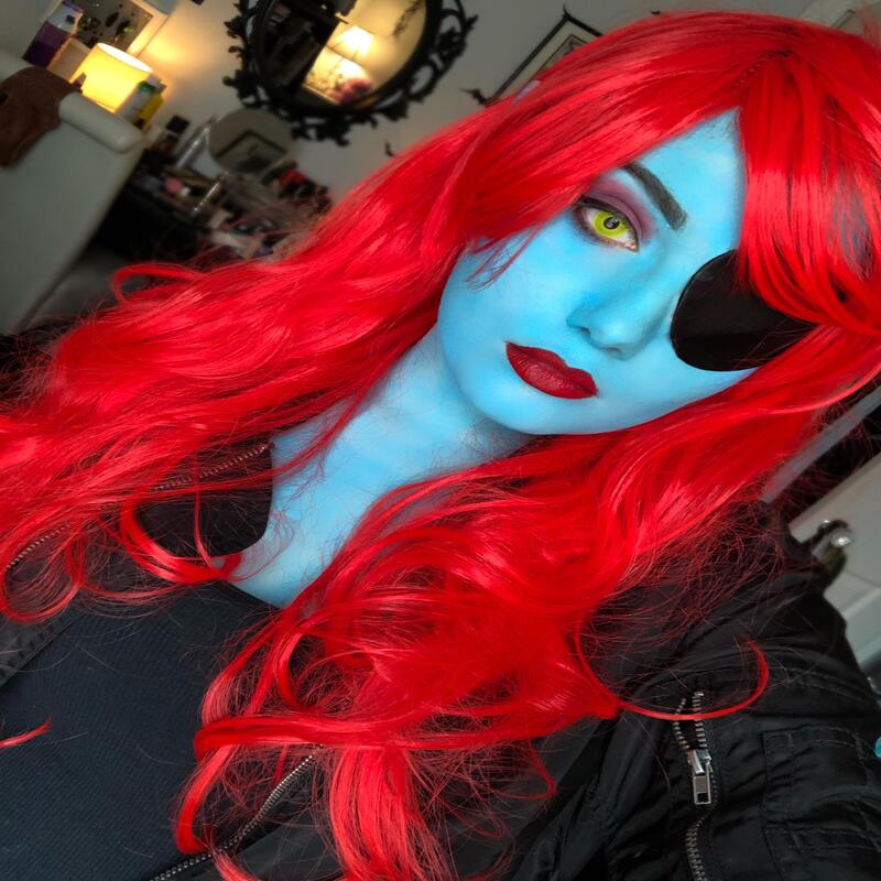 Undyne Cosplay Wig