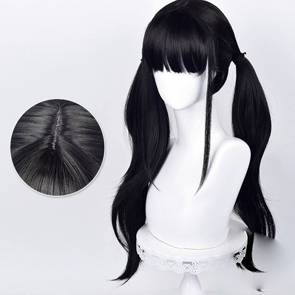 Long Black Wig Cosplay