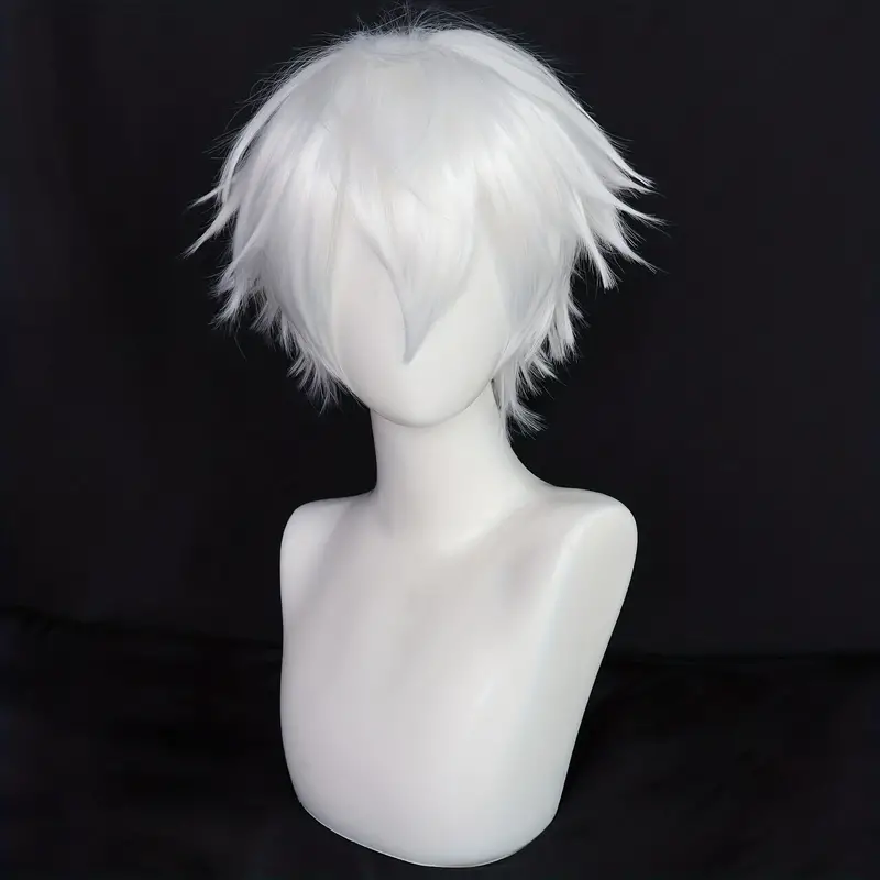 White Short Cosplay Wigs