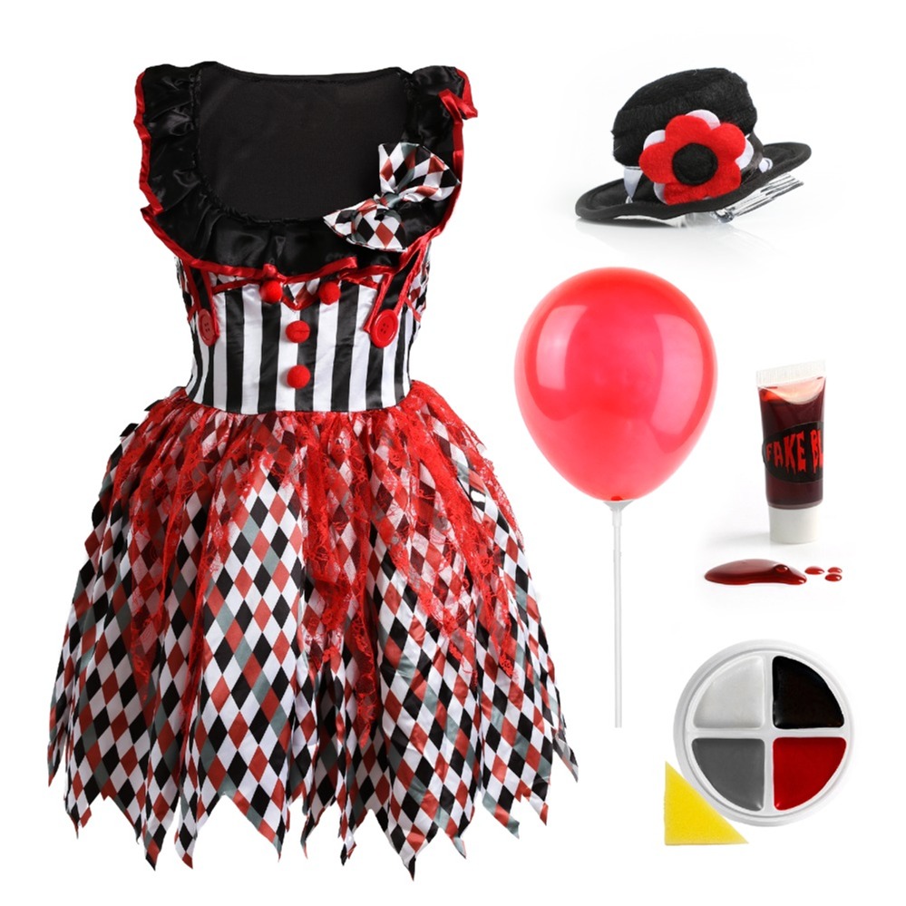 clown costume for womens