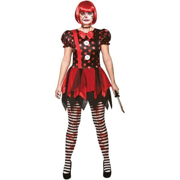 clown costume for womens