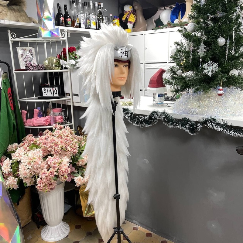 a Jiraiya Cosplay Wig