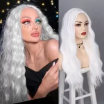 Long White Wigs