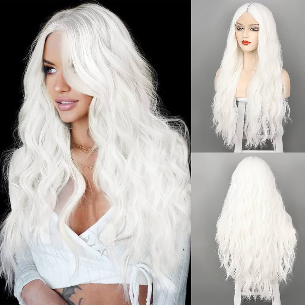 long white wig 