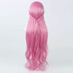 cosplay long pink wig