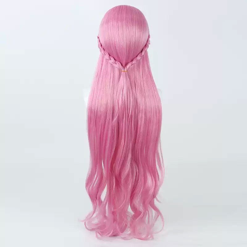 cosplay long pink wig