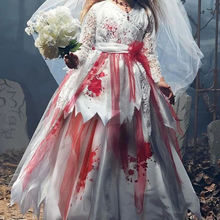 scary bride costume