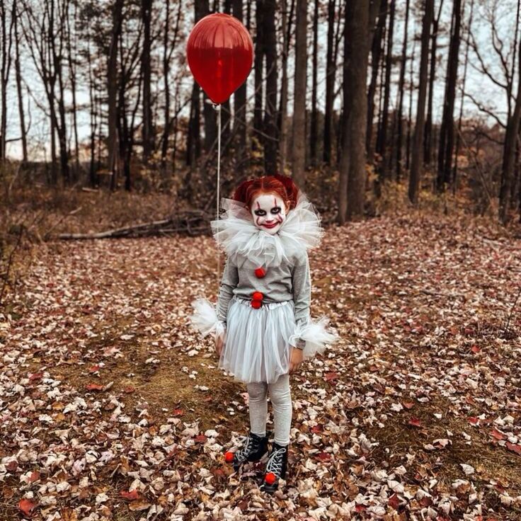 scary clown costume for girl