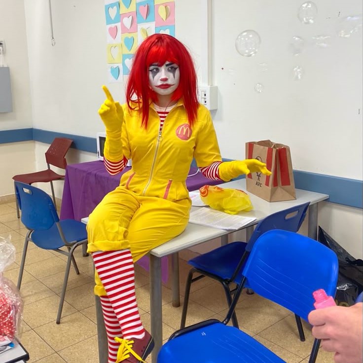 ronald mcdonald costume womens