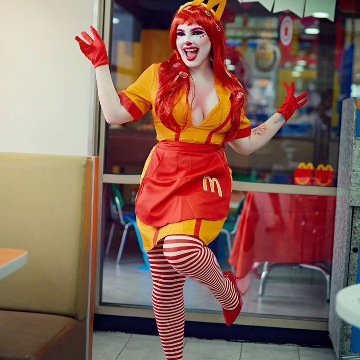 ronald mcdonald costume womens
