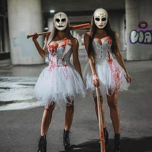 the purge costume girl