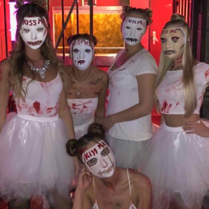 the purge costume girl