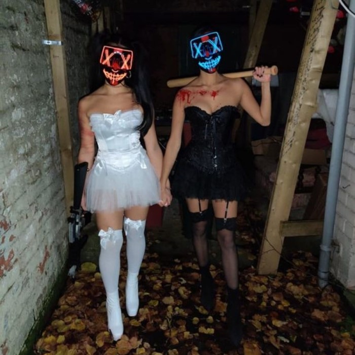 the purge costume girl