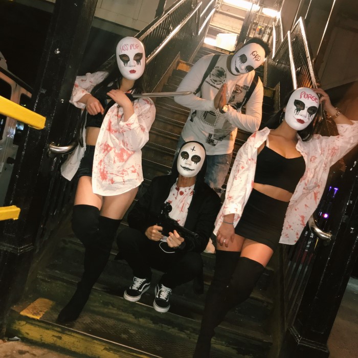 the purge costume girl