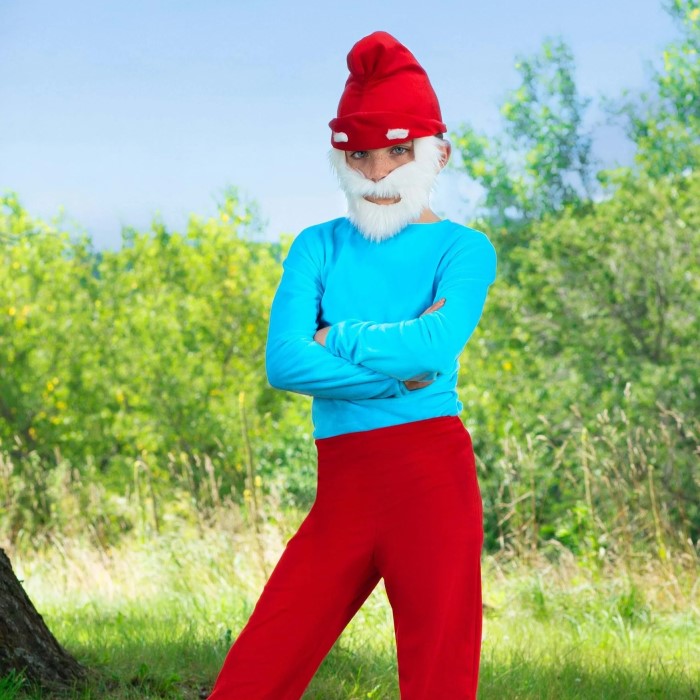 papa smurf costume