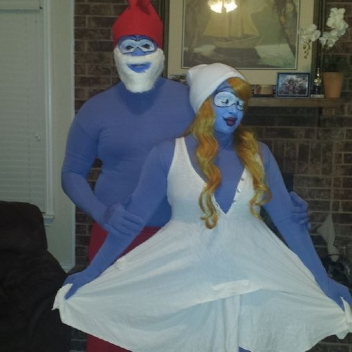 papa smurf costume
